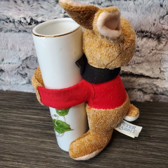 Peter Rabbit Flopsy Bunny Plush Wrist Hugger Dan Dee Stuffed Animal Toy Bracelet - Picture 3 of 8
